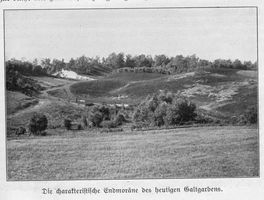  Galtgarben, Charakteristische Endmoräne des Galtgarben 