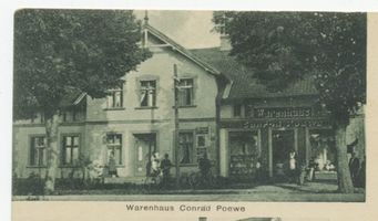 Groß Schirrau, Kreis Wehlau Groß Schirrau, Warenhaus Conrad Poewe II Гросс-Ширрау, универмаг Конрада Пёве II