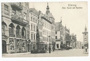 Elbing, Stadt, Stadtkreis Elbing Elbing, Alter Markt mit Markttor IV 