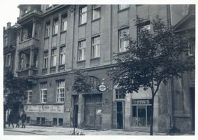 Lyck, Stadt, Kreis Lyck Hindenburgstraße Lyck, Hindenburgstraße, gegenüber der Sparkasse Masurische Seen