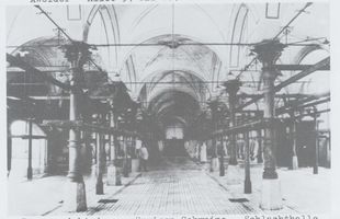 Königsberg (Pr.), Stadtkreis Königsberg Aweider Allee 94-104 Königsberg,Rosenau, Aweider Allee, Schlachthof, Schweine-Schlachthalle Кёнигсберг, Розенау, Авейдер-аллее, бойня, свиноубойный цех