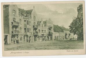 Treuburg, Kreis Treuburg Marggrabowa, Partie am Markt Маргграбова, вид на рыночной площади