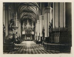 Frauenburg, Kreis Braunsberg Frauenburg, Dom, Innenansicht mit Blick auf die Orgel II Frauenburg, Dom