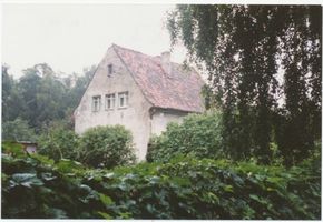 Metgethen, Ort und Bahnstation, Stadtkreis Königsberg Tannenweg 11 Metgethen, Tannenweg Nr. 11, Haus Lepenies, ? Metgethen, Häuser früher und heute