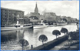 Elbing, Stadt, Stadtkreis Elbing Elbing, Dampfer Abfahrt II 
