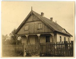 Vierbrücken, Kreis Lyck Sypittken, Giebelständerhaus Зипиткен, дом на фронтонных стойках