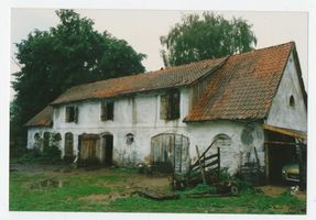Hanffen, Kreis Lötzen Hanffen, Hof Ifloy, Vieh- und Pferdestall 