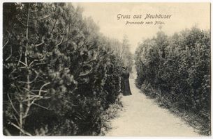 Neuhäuser, Kreis Samland Neuhäuser, Promenade nach Pillau 