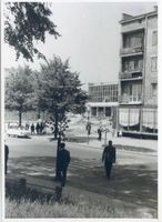 Lötzen, Stadt, Kreis Lötzen Lötzen, Markt mit Kino und Pavillon 