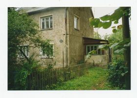 Metgethen, Ort und Bahnstation, Stadtkreis Königsberg Birkenweg 16 Metgethen, Birkenweg 16, Haus Smolinski Metgethen, Häuser früher und heute