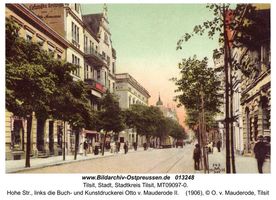 Tilsit, Stadt, Stadtkreis Tilsit Hohe Straße