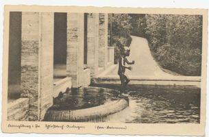 Königsberg (Pr.), Stadtkreis Königsberg Königsberg, Kaskaden am Schloßteich XXI  (Eva-Brunnen) Königsberg, Schloßteich
