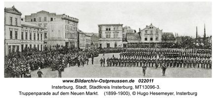 Insterburg, Stadt, Stadtkreis Insterburg Neuer Markt