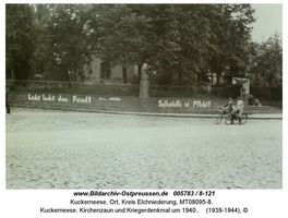 Kuckerneese, Ort, Kreis Elchniederung Am Markt