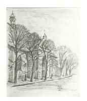 Tilsit, Stadt, Stadtkreis Tilsit Fletcherplatz Tilsit, Kirchenschiff der Deutschen Kirche Тильзит, неф немецкой церкви
