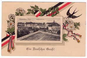 Braunsberg Kr. Braunsberg, Kreis Braunsberg Braunsberg, Ostpr., Kasernement Браунсберг, Вост. Пруссия, казарменное здание