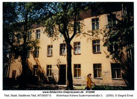 Tilsit, Stadt, Stadtkreis Tilsit Sudermannstraße