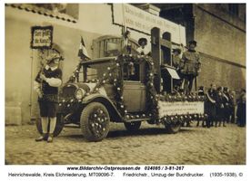 Heinrichswalde Kr. Elchniederung, Kreis Elchniederung Friedrichstraße, Heinrichswalde