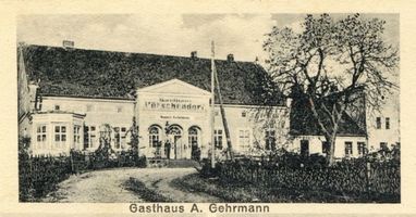 Pötschendorf Kr. Rastenburg, Kreis Rastenburg Pötschendorf Kr. Rastenburg, Gasthaus A. Gehrmann Пёшендорф, уезд Растенбург, трактир А. Германна