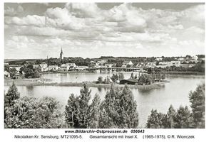 Nikolaiken Kr. Sensburg, Kreis Sensburg  Masurische Seen