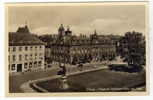 Elbing, Stadt, Stadtkreis Elbing Friedrich-Wilhelm-Platz Elbing, Friedrich-Wilhelm-Platz mit Post III Elbing, Friedrich-Wilhelm-Platz