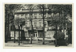 Cranz Kr. Samland, Ort, Kreis Samland Cranz Kr. Samland, Pension Hohenzollern und Plantage 