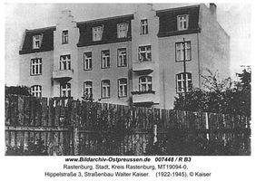 Rastenburg, Stadt, Kreis Rastenburg Hippelstraße 3