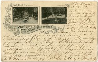 Rosenthal Kr. Samland, Gem. Fischhausen, Kreis Samland Rosenthal Kr. Samland, Gem. Fischhausen, Villa Rosenthal III Розенталь, р-н Самбия, община Фишхаузен, вилла «Розенталь», III