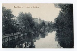 Gumbinnen, Stadt, Kreis Gumbinnen Gumbinnen, Partie an der Pissa 
