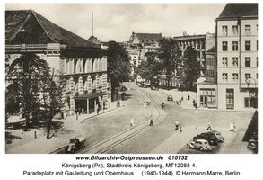 Königsberg (Pr.), Stadtkreis Königsberg Paradeplatz