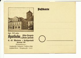 Heiligenbeil, Kreis Heiligenbeil Heiligenbeil, Apotheke 