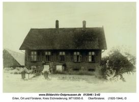 Erlen, Ort und Försterei, Kreis Elchniederung 