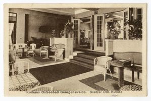 Georgenswalde, Kreis Samland Georgenswalde, Kurhaus, Innenansicht Георгенсвальде, курхаус, вид интерьера