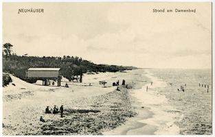 Neuhäuser, Kreis Samland Neuhäuser, Strand am Damenbad 