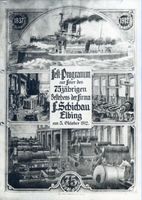 Elbing, Stadt, Stadtkreis Elbing Elbing, Festprogramm der Firma Schichau 
