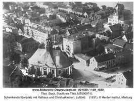 Tilsit, Stadt, Stadtkreis Tilsit Schenkendorfplatz  