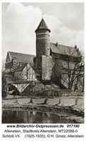Allenstein, Stadtkreis Allenstein  Allenstein, Schloß
