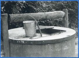 Cadinen, Kreis Elbing Cadinen, Ziehbrunnen, Trinkwasserversorgung im Dorf 