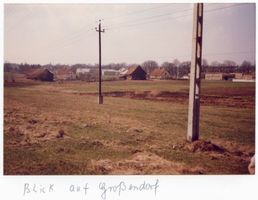 Großendorf, Ort, Kreis Heilsberg Großendorf, Blick auf den Ort 