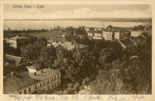 Lötzen, Stadt, Kreis Lötzen Lötzen, Total Лётцен, панорама