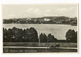 Sensburg, Stadt, Kreis Sensburg Sensburg, Gesamtansicht III 