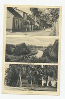 Kanthausen, Kreis Gumbinnen Judtschen, Gasthaus, Kirche, Flußpartie Ютшен, трактир, церковь, вид на реку