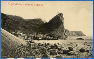 Groß Dirschkeim, Kreis Samland Groß Dirschkeim, Strand mit Galgenberg 