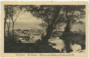 Klein Kuhren, Kreis Samland Klein Kuhren, Blick von der Finkenschlucht auf die See Samländische Steilküste