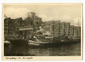 Königsberg (Pr.), Stadtkreis Königsberg Königsberg, Hundegatt mit Speicherviertel  Lastadie  I Königsberg, Hundegatt