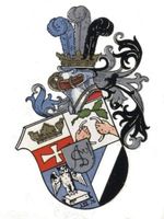 Königsberg (Pr.), Stadtkreis Königsberg Königsberg (Pr.), Wappen der Akademischen Sportverbindung Ostpreußen Königsberg Кёнигсберг (Пр.), герб академического спортивного товарищества «Остпройссен» Кёнигсберг