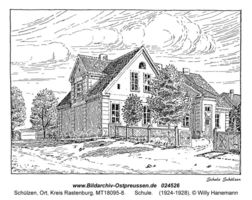 Schülzen, Ort, Kreis Rastenburg 
