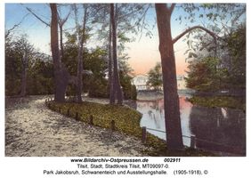 Tilsit, Stadt, Stadtkreis Tilsit  Tilsit, Park Jakobsruh, Gewerbeausstellung 1905