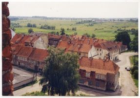 Gerdauen, Stadt und Bahnstation, Kreis Gerdauen Gerdauen??, Blick nach Westen Гердауэн??, вид на запад