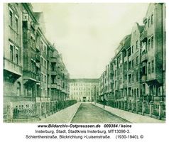 Insterburg, Stadt, Stadtkreis Insterburg Schlentherstraße 1-4a, 5-8